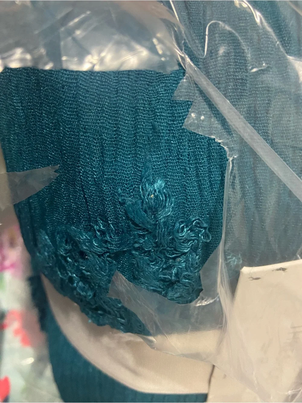 Threshold King Dark Teal Tufted Diamond Duvet Cover Set New